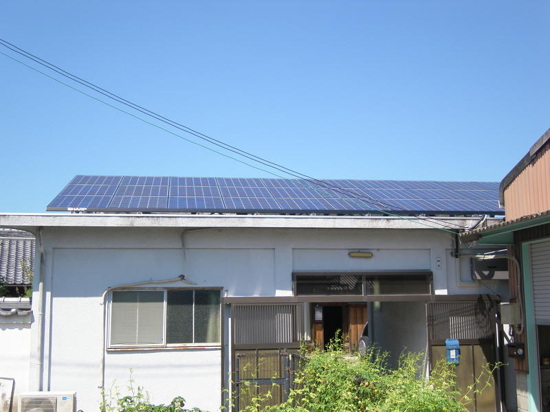 ソーラーパネル設置・出力５．４５KW : 和歌山市