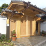 純和風の門(総門)　工事:和歌山市